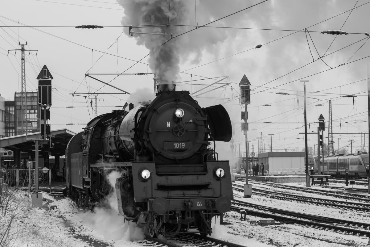 Steam,Locomotive,,Cottbus,,Germany